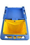 Janitor Cart Commercial Housekeeping Utility Cart with 3 Shelfs