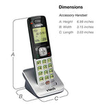2-Handset Expandable Cordless Phone with Caller ID/Call Waiting, Handset Intercom & Backlit Display/Keypad, Silver VTech