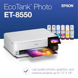 Epson EcoTank Photo ET-8550 Wireless Wide-Format All-in-One Tank Printer