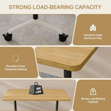 Folding Conference Table, 6 Pack Foldable Rolling Conference Room Tables