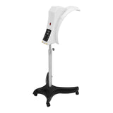 Standing Hair Color Processor, 850W 360° Professional Salon Vertical Hair Dryer with Digital Screen& 4 Universal Wheels, Adjustable Height/Angle/Multifunctional Hair Dryer for Salon&Home Use (White)