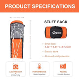 QEZER Down Sleeping Bag for Adults 600 Fill Power, Cold Weather Compact Ultralight All Seasons Sleeping Bag for Backpacking, Camping, Hiking