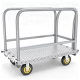 Duty Flatbed Push Cart Dolly Hand Truck Platform Truck