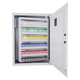 Barska 736-Key Digital Wall-Mount Key Cabinet Safe – Steel Key Lock Box with PIN Code Access