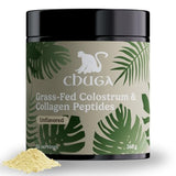 Chuga Grass Fed Colostrum & Collagen Peptides 60 Servings | Enhances Hair & Nails | Glowing Skin | Gut Wall Strengthening