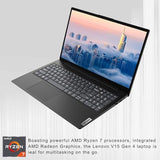Lenovo V-Series V15 Business Laptop, 15.6" FHD Display, AMD Ryzen 7 7730U, 24GB RAM