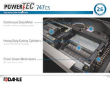 Dahle PowerTEC 747 CS Paper, CD/DVD, & Blu-ray Shredder, P-7 | O-6 Super Micro Cut, NSA/CSS 02-01, Jam Protection, Auto Oiler