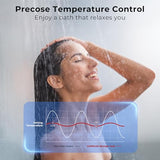 CAMPLUX Climatech 7 Tankless Water Heater Propane 3.6 GPM Up to 4 GPM, 85,300 BTU Residential Compact On Demand Instant Propane Tankless Hot Water Heaters Indoor, 1-3 Points Whole House
