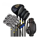 13-piece Golf Club Set Suitable For POLO Golf Clubs Full Set Men's Black Set Golf Gauze Professional Set TY006M w/Golf Bag
