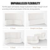 Modern Room Divider – Folding Privacy Screen & Decorative Partition with Shelves
