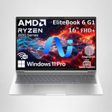 HP EliteBook 6 G1a 16 Laptop, AMD Ryzen 5 220, 16GB DDR5, 512GB SSD, AI PC