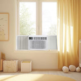 10,000 BTU Window Air Conditioner, Smart WIFI Control for 450 sq. ft. Room, Silent Window Air Conditioner Unit with Cooling/Fan/Dry Mode, Bedroom/Apartment/Dormitory