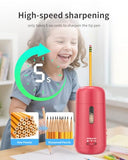 Electric Pencil Sharpener - Auto Feed, Auto Stop & Auto Eject
