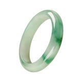 Certified Natural Green Jade Bangle Bracelet for Women Wealth Good Luck