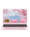 2026 Pink Laptop, Pentium Gold 6500Y Processor(Up to 3.4 GHz),8GB RAM 256GB SSD,15.6 Inch FHD IPS Display