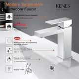 Bathroom Faucet Single Handle Bathroom Sink Faucet Lavatory KENES