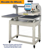 WUMSTOT 16x24 Pneumatic Dual Heat Press Machine
