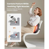 BOB AND BRAD Cordless Back and Neck Massager with Heat, FSA Eligible HSA 4D Shiatsu Massage Pillow for Pain Relief Deep Tissue, 6H Battery, Gift for Stress Relief at Home Office & Car
