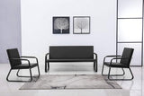 PU Leather Office Furniture Bench Office Guest Seating Lobby Conference Reception Chairs for Airport