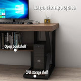 Home Office Computer Desk Solid Wood Computer Desk, Writing and Reading Workstation