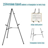 Tall Display Easel Stand for Wedding Sign Poster, Foldable and Adjustable