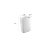LG 7,000 BTU (DOE) 10,000 BTU (ASHRAE) Portable Air Conditioner, 115V, Cools 300 Sq.Ft. (12' x 25' Room Size), Quiet Operation, LCD Remote Control, and Window Installation Kit, White