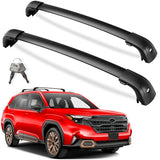 KINGGERI 300lbs Roof Rack Cross Bars Compatible with 2025 2026 Subaru Forester Sport/Touring Hybrid (Not for Raised Rails), Lockable Heavy Duty Aluminum Roof Rails Crossbars Kayak Luggage Accessories