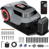 MGC1000 Robot Lawn Mower with 590ft Boundary Wire for 0.25 Acre (1/4 Acre), 45% Climbing Automatic Robotic Lawn Mower