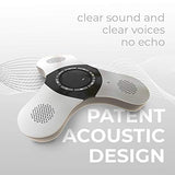 Bluetooth Conference Speaker with Microphone, Portable Wireless Speaker for Office Desk, Computer, and Laptop, Bluetooth Microphone for Conference Room