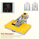 2000W Heat Press Machine for T Shirts, 16x24 Inch Shirt Press