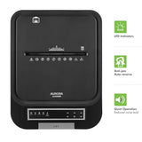 Aurora Commercial Grade 220-Sheet Auto Feed High Security Micro-Cut Paper Shredder