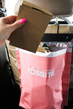 Tossits Disposable Car Trash Bag Hanging (Pink, Set of 7) - Leak-Proof, Smell-Proof Automobile Trash Container, Eco-Friendly
