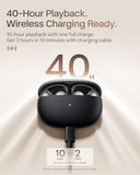 OpenDots ONE-Open-Ear Headphones, Clip-On Earbuds-Wireless Bluetooth Earbuds with Microphone-Secure