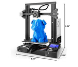 Official Creality Ender 3 3D Printer with Resume Printing Function and Stable Power Supply, High Precision Printing