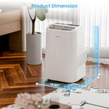 ZAFRO Portable Air Conditioners, 12000 BTU (8000 BTU SACC)