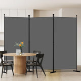 AKTOP 3-Panel Room Divider, Freestanding Wall Divider for Room Separation, Folding Privacy Partition Screen