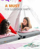 Gaialoop 3 Inch Memory Foam Camping Mattress, Dual Layer Thick Sleeping Camp Pad for Car Tent Cot, Roll-Up Portable Glamping Floor Bed for Guests Sleepover[Queen: 80 * 60 * 3"]