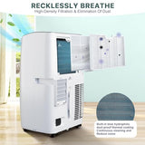 14000 BTU Portable Air Conditioners with Heater, Remote Control, Free Stand Smart Cooling AC Unit with Heating, Dehumidifier