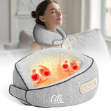 CILI Cordless Neck Massager Pillow with Heat, Shiatsu Neck Massager for Pain Relief Deep Tissue,Heated Massage Pillow for Travel,3 Adjustable Intensity