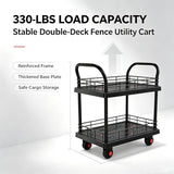 Push Cart Dolly Platform Truck Hand Truck Duty Flatbed
