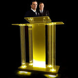 Podium Podium Acrylic Lectern Pulpit Clear Podium Stand, Floor Podium,Church Podium