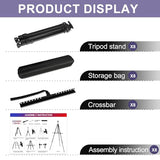 Art Painting Artist Easel Stand, Painting Display Easel Stand,Portable Adjustable Iron Tripod Display Stand with Bag