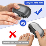 3 in 1 Electric Nail Clipper, Automatic Nail Trimmer with Built-in Nail Grinder & Polisher, Easy to Use for Adults Seniors Kids, USB Rechargeable, Quiet & Safe Manicure Tool, Daily Manicure Supplies