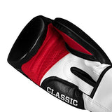 Title Boxing Classic Leather Super Bag Gloves 2.0, Black/White/Red, X-Large Title Boxing
