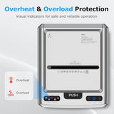 BONSEN 300-Sheet Auto Feed Paper Shredder, P-5 High Security Heavy Duty Shredders for Office Use, 60 Minutes Non-Stop Micro Cut Shredding