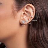 Privosa - Lab Grown Diamond Stud Earrings