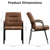 Office Guest Reception Chair Set of 6, Conference Room Chairs Waiting Room Chairs 6 Pack