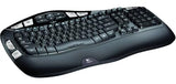 Logitech Wireless Ergonomic Wave Keyboard K350 with Palm Rest