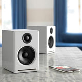 Audioengine A2+ 24 Bit 60 Watt Bluetooth Desktop Computer Speakers for Music and Gaming