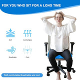TONINT Large Gel Seat Cushion for Long Sitting with Non-Slip Cover,Soft & Breathable,Seat Cushion